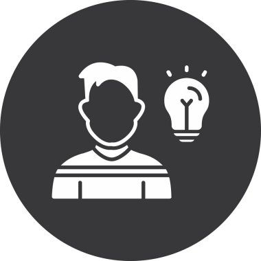 özet biçiminde yaratıcı iş fikri simgesi