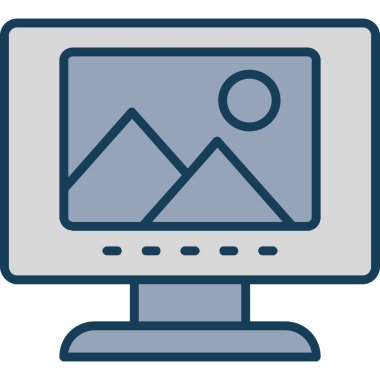 izleyici ikon vektör illüstrasyonu