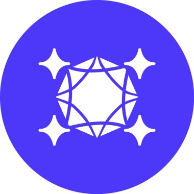 Elmas simgesi vektör illüstrasyonu