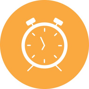 Saat simgesi vektör illüstrasyonu