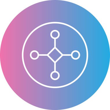 seo modern simgesinin vektör illüstrasyonu