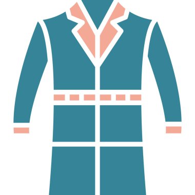 Ceket simge vektör çizim