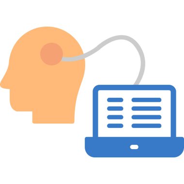 Dizüstü bilgisayarlı insan beyni