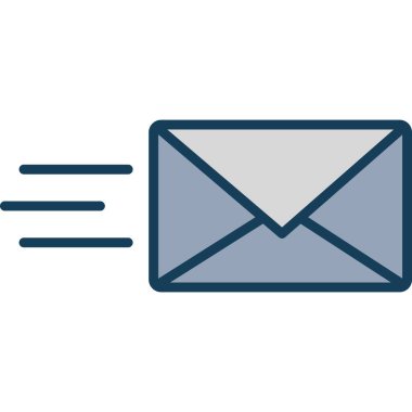 zarf e- posta iletisi izole edilmiş simgesi