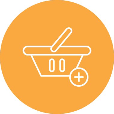 vektör sepeti illüstrasyonu