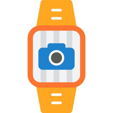 Kamera. Web simgesi basit illüstrasyon