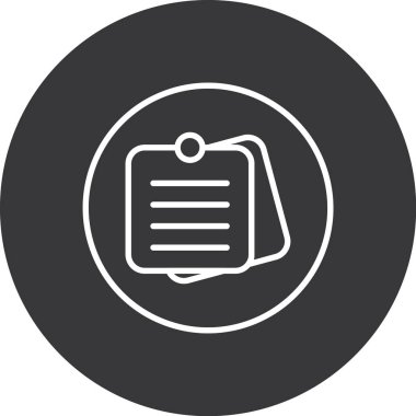 dizin vektör satırı simgesi