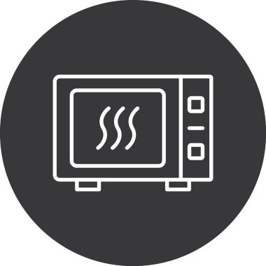 fırın vektör simgesi modern illüstrasyon