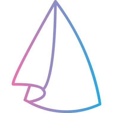 tekne web simgesi basit illüstrasyon