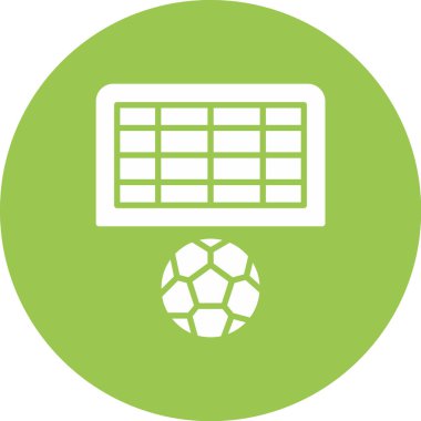 Futbol ikonu. Basit tasarım
