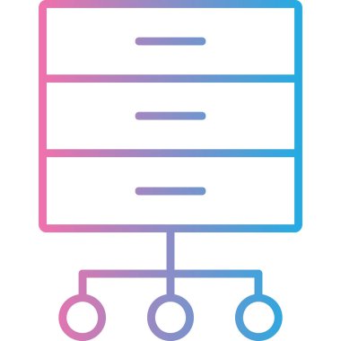 seo modern simgesinin vektör illüstrasyonu