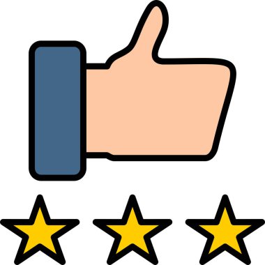 yıldız derecelendirme vektörü simgesi