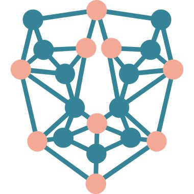 şebeke. Web simgesi basit illüstrasyon