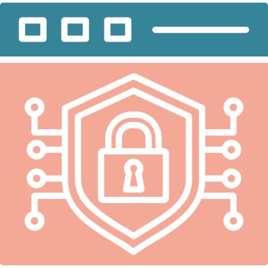 Modern simgenin vektör illüstrasyonu