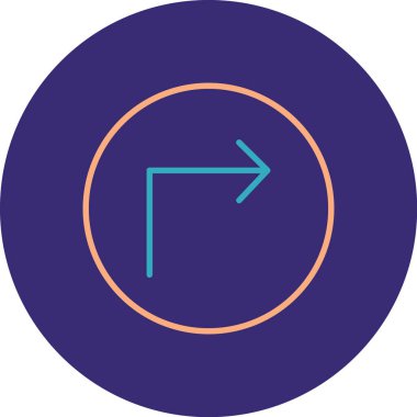 ok simgesinin vektör illüstrasyonu