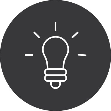 vektör Ampul simgesi