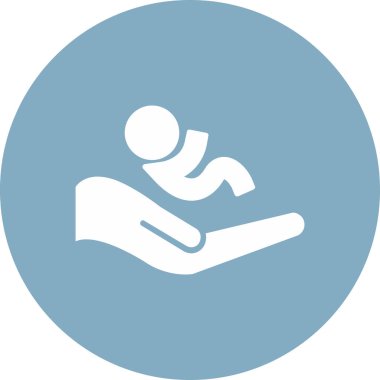 Bebek el ele tutuşma simgesi bembeyaz arka planda izole edilmiş.