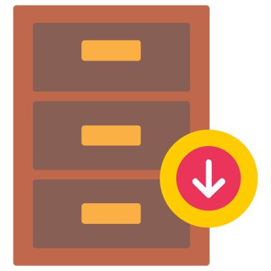 belge dosya dizin simgesi düz biçimli