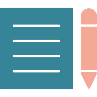 Not vektör simgesi yazılıyor