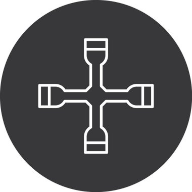 Modern simgenin vektör illüstrasyonu