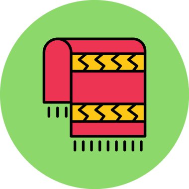 Tek bir simgenin vektör illüstrasyonu