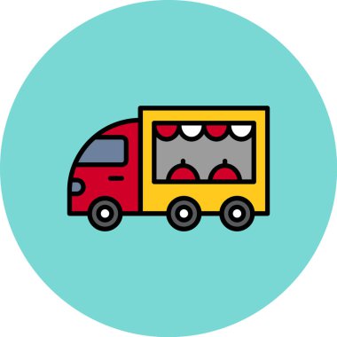 araba simgesi, vektör illüstrasyonu