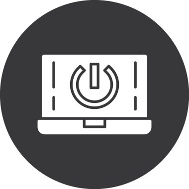 bilgisayar simgesi vektör illüstrasyonu