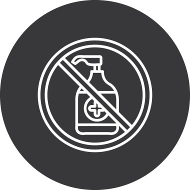 Su şişesi simgesi yok, basit biçim