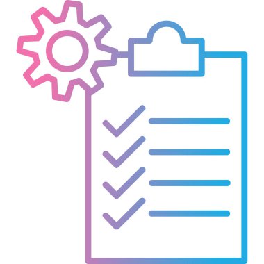 belge simgesi vektör illüstrasyonu