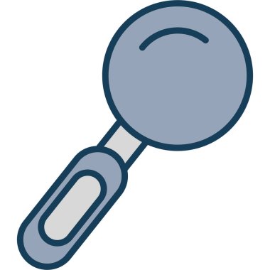 Dolu olarak büyüteç simgesi bul - taslak biçimi