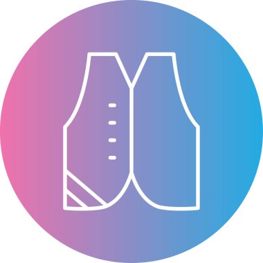 Modern simgenin vektör illüstrasyonu