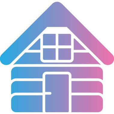 Beyaz arka plan üzerinde izole ev simgesini