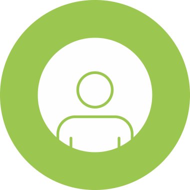 İnsan simgesinin vektör illüstrasyonu