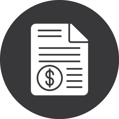 Vektör belgesi Simge illüstrasyonu