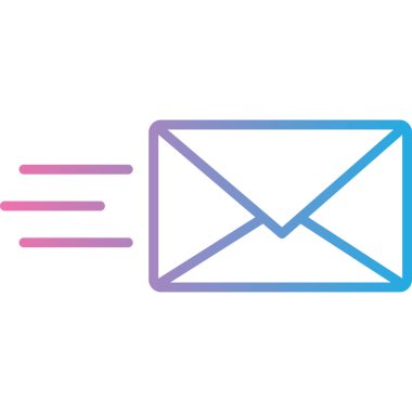 ileti ikonu vektör illüstrasyonu