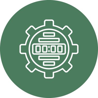 dişli vektör simgesi, tamir konsepti