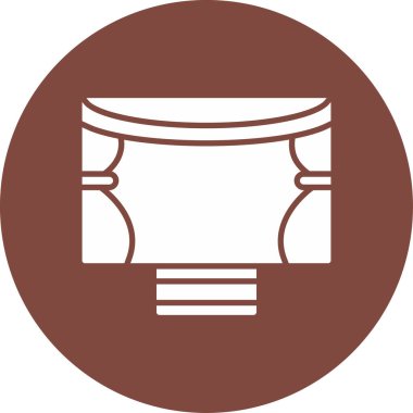 Kahve değirmeni kutsal kişilerin resmi, vektör çizim