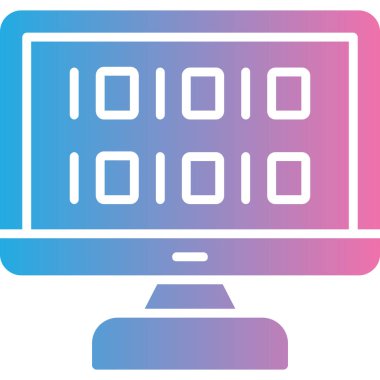 bilgisayar görüntüleme simgesi. vektör illüstrasyonu