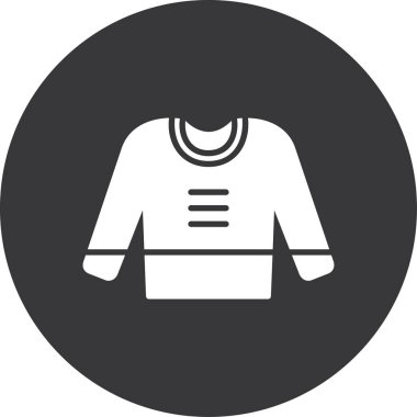 giysi simgesi, basit vektör illüstrasyonu