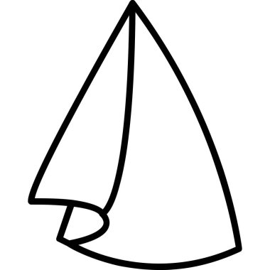 Yelken tekne vektör simgesi