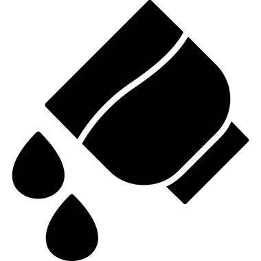 Su. Web simgesi basit illüstrasyon