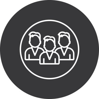 takım vektör simgesi modern basit illüstrasyon