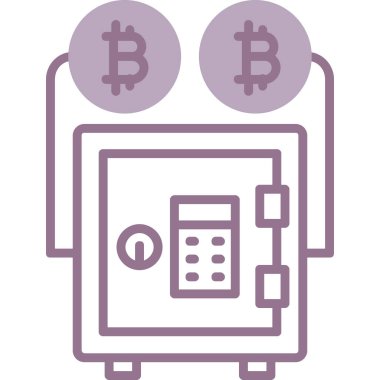 Para için. Web simgesi basit illüstrasyon