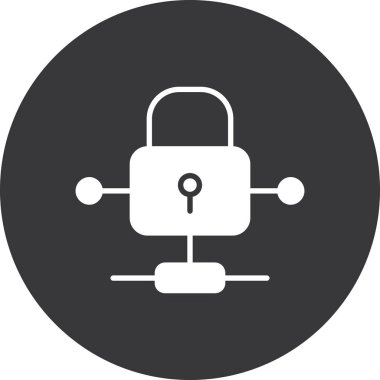 ikon vektör illüstrasyonunu kilitle