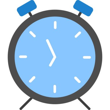 Alarm saat simgesi düz biçimli