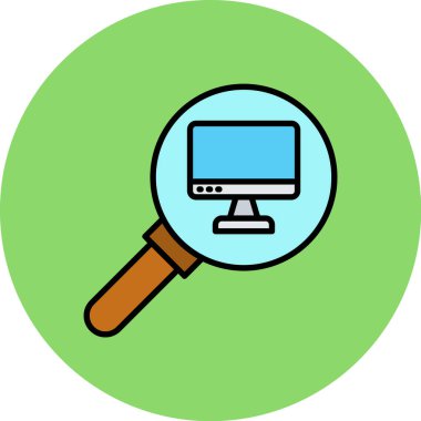 bilgisayar simgesi vektör illüstrasyonu