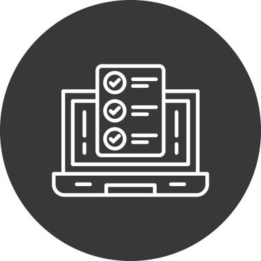 Web simgesi, basit vektör illüstrasyonu