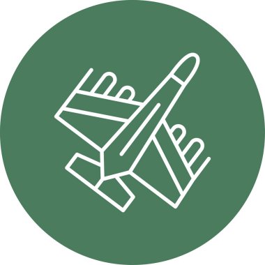 roket vektör simgesi modern basit tasarım çizimi