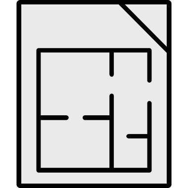 Dosya simgesi. vektör çizim