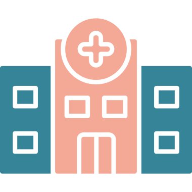 Hastane Simgesi Vektör İllüstrasyonu